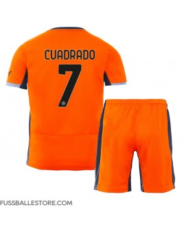 Günstige Inter Milan Juan Cuadrado #7 3rd trikot Kinder 2023-24 Kurzarm (+ Kurze Hosen)